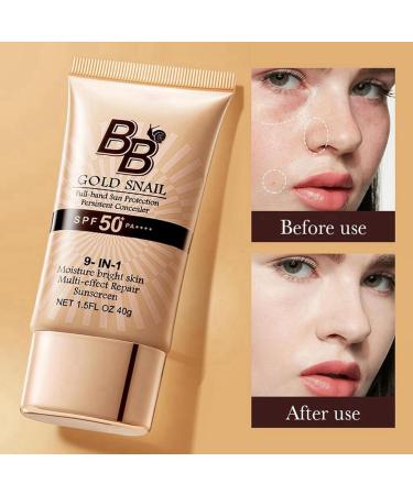 Shop BB Cream SPF Tinted Moisturizer - Full-Coverage Foundation Primer | Medium 1.5 Fl.Oz | International Shipping - Buy Online on GoSupps.com