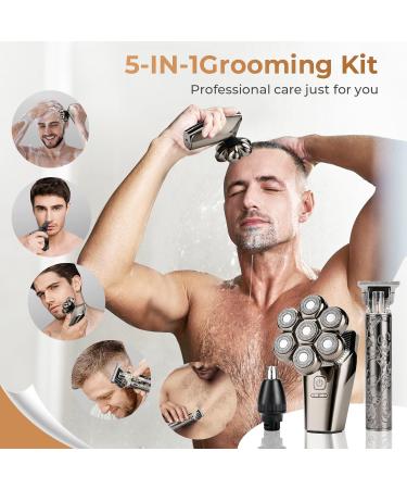Buy Head Shavers for Bald Heads - Professional Electric Razor & Hair Trimmer for Men | Wet/Dry Rechargeable Grooming Kit - Buy Online on GoSupps.com