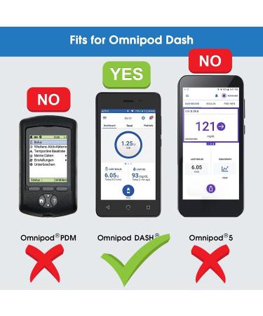 Premium Silicone Case with A Cute Panda Pattern for Omnipod Dash PDM (Omnipod Personal Diabetes Manager) (Panda-Black) - Buy Online on GoSupps.com