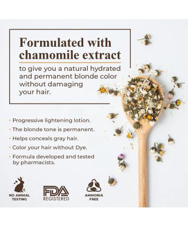Camomila Intea Hair Lightener with Chamomile Extract - 3.4 Oz (2 Pack) - Natural Hair Lightening Solution - Buy Online on GoSupps.com