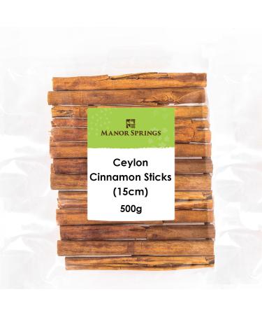 Ceylon Cinnamon Sticks (15cm) 250g by Manor Springs