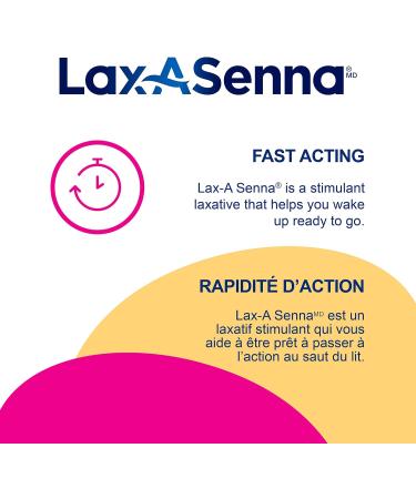 Lax-A-DAY Lax-A-Senna Sennosides Stimulant Laxative | Naturally Sourced Medicinal Ingredients Fast-Acting Overnight Relief of Occasionnal Constipation | 110 Tablets Lax-a-Senna (Tablets) 110 tablets - Buy Online on GoSupps.com