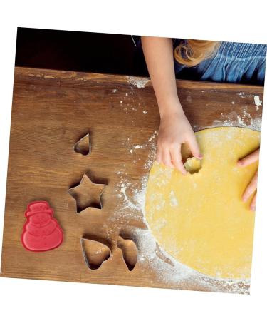 Ciieeo 2 Pcs Baking Mold Christmas Baking Tool Silicone DIY Mold Silicone Cookie Molds Baking DIY Resin Moulds Clay Molds Candle Molds Decorations Micro-Wave Oven Silica Gel 17.8X15.5X3CM As Shown - Buy Online on GoSupps.com