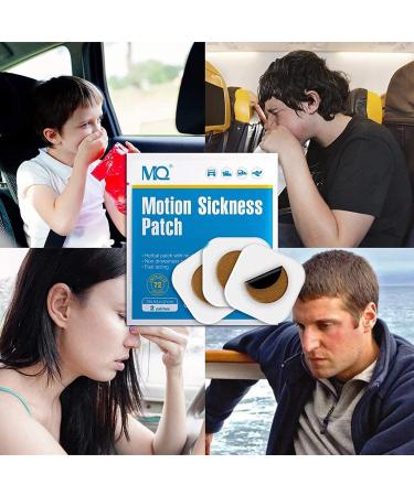 28ct Motion Sickness Patches with Bonus Wristbands for Travel by Car, Boat, Cruise, and Airplanes - Buy Online on GoSupps.com