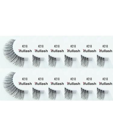 Shop #218 - 12 Pairs 100% Human Hair Eyelashes for a Natural Look | International Shipping Available - Buy Online on GoSupps.com