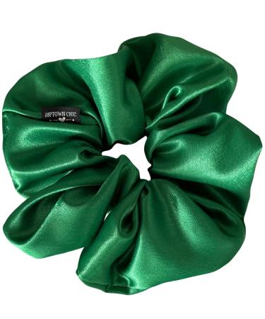 Iuptown Chic Jumbo Oversized XL Satin Scrunchies for Women Girls  Frizz Prevention  Sleep Hair Holder Scrunchy  Large Elastic Ties Band for Ponytail Bun  Satin Hair Ties for Breakage Prevention (Green) - Buy Online on GoSupps.com