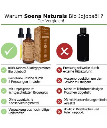 100% Organic Cold Pressed Jojoba Oil | Pure & Natural Facial & Body Oil | Anti-Aging Moisture Care for Hair Skin & Nails | 100ml Vegan Eco-Friendly - Buy Online on GoSupps.com