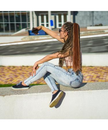 Uonlytech Dirty Little Braids Braiding Hair Extensions Wig Extenstions Dreadlock Extension Dreads Extensions Human Hair Natural Wig Headband To Weave Men and Women High Temperature Wire Brown - Buy Online on GoSupps.com