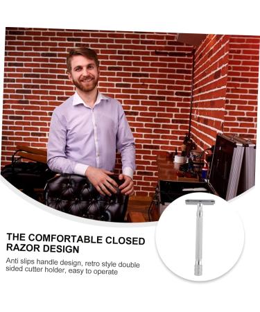 Beatifufu Manual Safety Razor - Durable Double Edge Razor for a Perfect Shave - 10.3cm | International Shipping - Buy Online on GoSupps.com