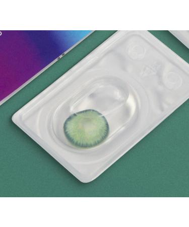 Buy Ibiza Green Colored Contact Lenses - Monthly Soft Hydrogel 2 Pieces + Lens Case - Natural Colors Series 0.0 Diopters - Buy Online on GoSupps.com