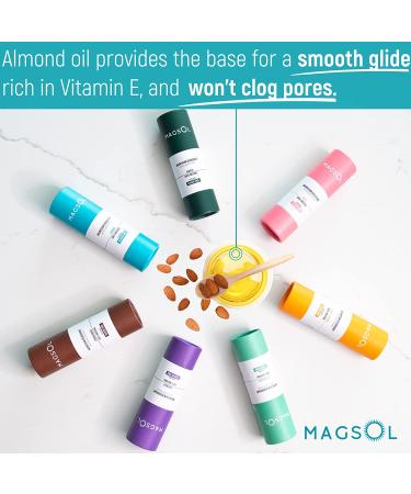 MAGSOL Natural Deodorant with Magnesium for Men & Women - Sandalwood Scent - Aluminum and Baking Soda Free - 3.2 oz - Buy Online on GoSupps.com