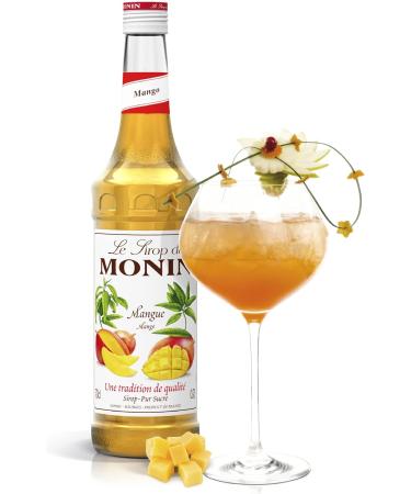 MONIN Premium Mango Syrup 700ml - Vegan-Friendly, Allergen-Free, 100% Natural - Ideal for Cocktails and Mocktails - Pack of 1 - Buy Online on GoSupps.com