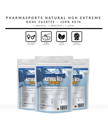Buy 300 000 mg NOx - High-Dose Arginine & Ornithine Lysine Amino Acids | HGH for Muscle Building & Detox | 300g Stand Bag - International Shipping Available - Buy Online on GoSupps.com