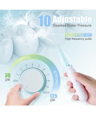 Professional Electric Water Flosser - 3 Modes 10 Pressures 7 Jet Tips for Kids & Adults | Best Teeth Cleaning for Braces & Gums - International Shipping - Buy Online on GoSupps.com