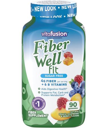 Vitafusion Fiber Well Fit Gummies - 90 Servings - Pack of 1 - Buy Online on GoSupps.com