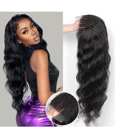 ALIPOP 5x5 HD Transparent Lace Front Wig 22'' Body Wave Brazilian Human Hair 180% Density Closure Wig - Buy Online on GoSupps.com