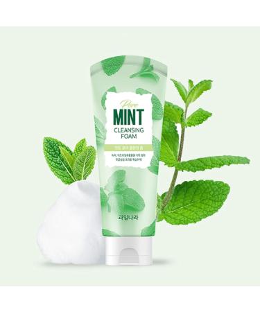 Mint Pore Korean Face Wash Cleansing Foam - Acne Prone Skin Facial Cleanser 130g | Kwailnara - Buy Online on GoSupps.com