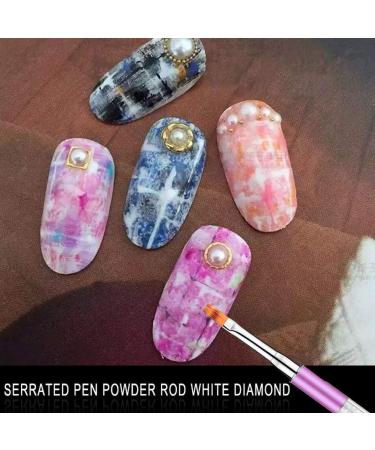Kuou Rhinestone Handle Nail Art Ombre Brush for Gel Nails - Manicure, Drill & Drawing - Buy Online on GoSupps.com