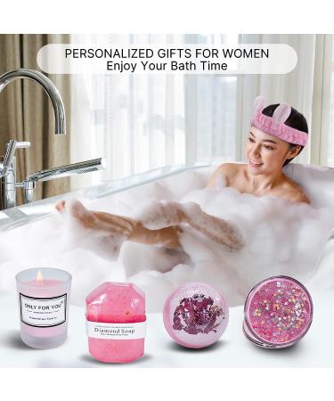 Unique Happy Birthday Spa Gift Box for Women | Perfect Mother's Day, Christmas, Thank You Gifts | Ideal for Mom, Sister, Best Friend, Wife | Pink - Buy Online on GoSupps.com