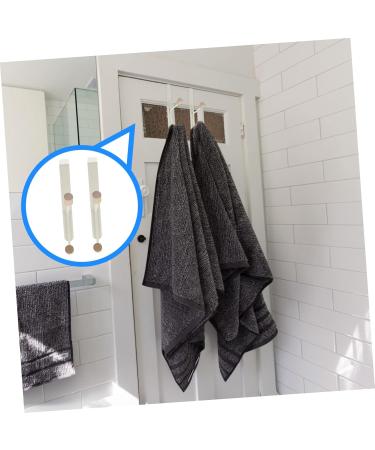 Beatifufu Storage Hooks 2pcs Coat Hook Behind Door Coat Hangers Creative Hook Back of Wrought Iron Hook Storage Wall Hanging - Buy Online on GoSupps.com