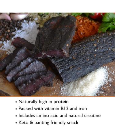 The Biltong Man Nice n Spicy Fatty (500 Grams) 500 Grams - Buy Online on GoSupps.com