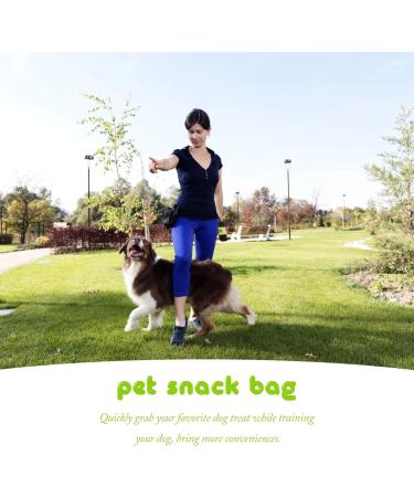 Balacoo 2pcs Pet Snack Pack Puppy Leash Portable Treat Bag Leashes Dog Snack Bag Travel Coin Purse Outdoor Lx2pcs Light Greenx2pcs - Buy Online on GoSupps.com