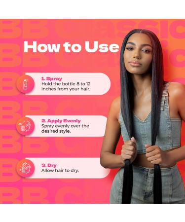 Bronner Bros Pump It Up Styling Spritz Gold 80% Fast-Dry Hair Spray Extra Hold with Vitamin B5 & Silk Protein - Maximum Hold Finishing Spritz Hairspray Adds Shine Nourishes No Build-up - 8oz 6 - Buy Online on GoSupps.com