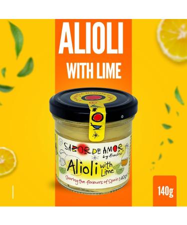 Sabor De Amor By Beatriz Pick N Mix - Choose From Jar with 4 Flavours | Alioli Alioli-with Lime Tapenade Tapenade-Verde | Black & Green Olives-Tapenade Naturally Vegan | Pack of 2 - Buy Online on GoSupps.com