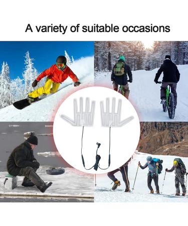 Yisawroy USB Carbon Fiber Heating Mat for Ski Gloves - 5V Electric Heating Element | Heated Gloves Pads for Ultimate Warmth - Buy Online on GoSupps.com