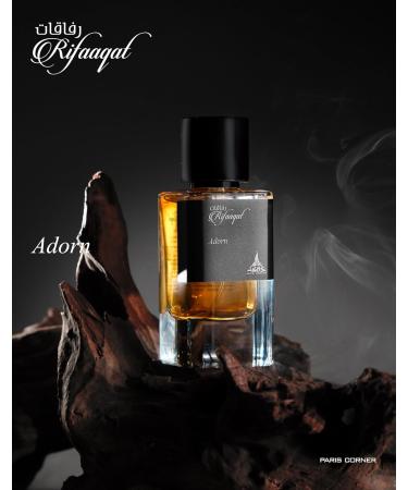 Paris Corner | Rifaaqat Adorn Unisex EDP 2.8 Fl Oz | A Luxurious Rose Perfume Blending Fresh Citrus Warm Spices and Earthy Woods for an Alluring Scent Experience - Buy Online on GoSupps.com