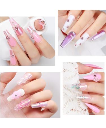 MIZHSE 30g Solid Builder Gel For Nails and 15g Rhinestone Glue for Nails Clear Nail Builder Gel Hard Gel for Nails 3D Nail Sculpting Gel Non-Sticky Hand UV LED Nail Charm Glue Nail Art for Salon Home 30g Builder Gel+15g Rhinestone Glue - Buy Online on GoSupps.com