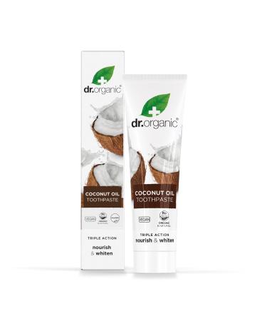 Dr. Organic Coconut Oil Whitening Toothpaste 100 ml - Buy Online on GoSupps.com