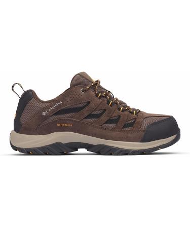 Columbia Men's Crestwood Waterproof Hiking Shoe 10.5 - Mud/Squash - Buy Online on GoSupps.com