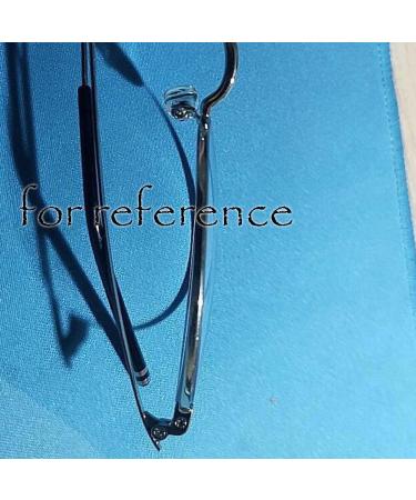 WEKIVA Silver Eyeglass Replacement Temples - 1 Pair Thin Metal Arms for Reading Glasses - Buy Online on GoSupps.com