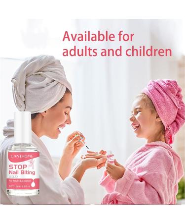 Anti Nail Biting Polish - Stop Biting Nails - Nail Biting Prevention - Stop Nail Repair Clear Varnish - Discourages Nail Biting and Thumb Sucking For Children and Adults - Buy Online on GoSupps.com