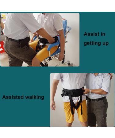 ZXJDP Gang Belt with 7 Handles | Senior Lifting & Walking Aid with One-Click Buckle | Non-Slip Transfer Straps for Elderly & Handicap Support - Buy Online on GoSupps.com