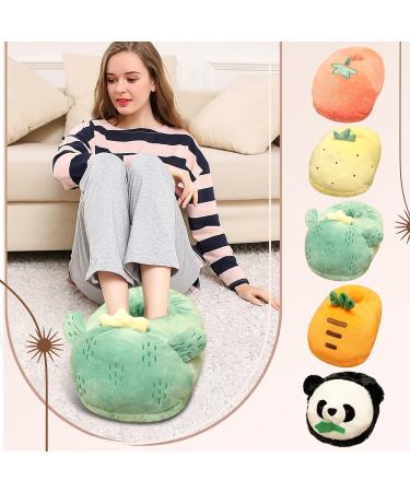Yuemei Caricature Carrot Panda Winter Foot Warmers Anti-Slip Cushions for Men & Women | Perfect for Home & Office - Buy Online on GoSupps.com