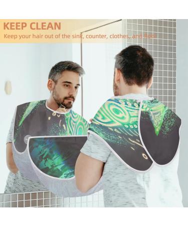 Big Fish Beard Bib Hair Catcher for Men | Non-Stick Shaving Trimmer Cape with Suction Hooks | Perfect Birthday Gift for Fathers & Husbands - Buy Online on GoSupps.com