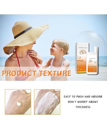 IZBEAUVO Sunscreen Lotion Spf 50 Face Moisturiser Ultra Light UV Protection Sun Cream Sun Cream SPF 50+ PA++++ Travel Sunscreen Lotion Waterproof & Sweatproof - Buy Online on GoSupps.com