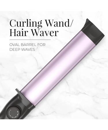 Buy REMINGTON Curling Wand | Hair Waver with Oval Barrel for Deep Waves | CI50U3 Black/Purple - International Shipping Available - Buy Online on GoSupps.com