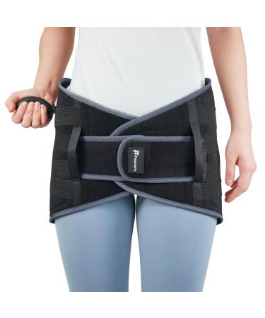 Inflatable Pressure Pelvic Support Belt Postpartum Pelvic joint Repair Pelvic Tilt Correction Sacral Nerve Pain Relief and Easing Discomfort from Sacroiliac Hip or Pubic Symphysis Separation (L) Large