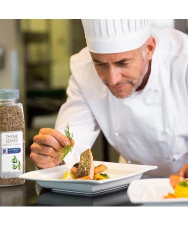 MCCormick Culinary Thyme Leaves 6 oz - Premium Dried Thyme for Soups, Meat, and Seafood - 1 Container, 6 Ounce - Buy Online on GoSupps.com