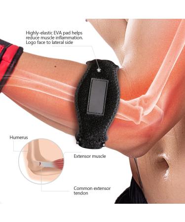 Compression Elbow Brace 2 Pack for Tennis Elbow Relief - Men and Women - Buy Online on GoSupps.com