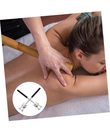 Buy BUIFULSIC 2-Stick Back Scratcher - Portable Stainless Steel Body Massage Tool for Soothing Relief - Buy Online on GoSupps.com