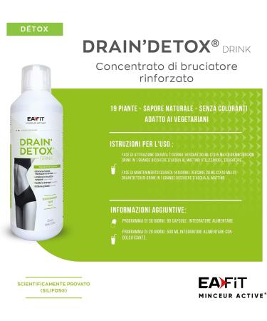 EA FIT DRAIN'DETOX Draineur D toxifiant (500 ml) - Buy Online on GoSupps.com