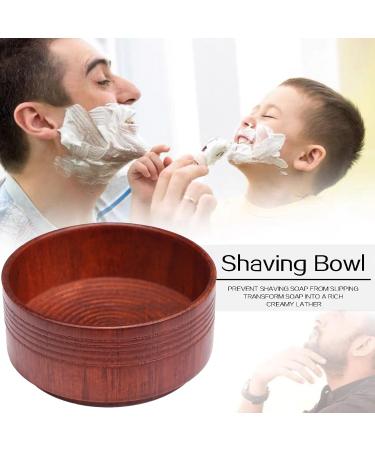 Premium Wooden Shaving Soap Bowl for Men | NSG758 | Ultimate Razor Cleaning Tool for a Perfect Shave - Buy Online on GoSupps.com