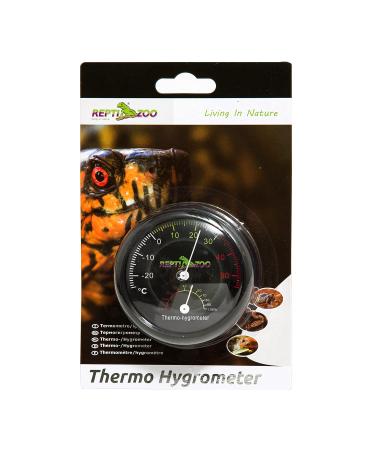 REPTI ZOO Reptile Terrarium Thermometer Hygrometer - Dual Gauges for Pet Rearing Box - Buy Online on GoSupps.com