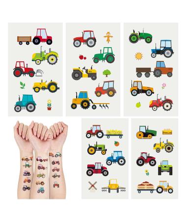 24 Tractor Temporary Tattoos - Birthday Decorations & Party Favors - Buy Online on GoSupps.com