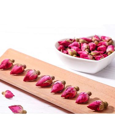 Dried Red Rose Buds 3.5oz - Edible Tea, Baking, Soap Making, Crafting, Resin, Potpourri - Fragrant Rose Flowers - Buy Online on GoSupps.com