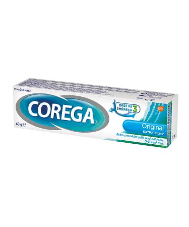 Corega Denture Adhesive Cream Original Extra Strong 40 g